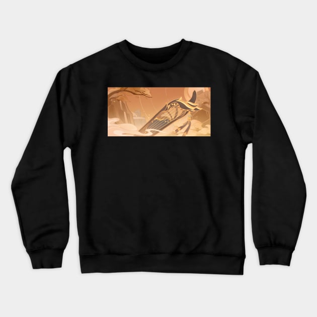 Celebration: Euphonia Genshin Impact Namecard Crewneck Sweatshirt by kazatodoesart